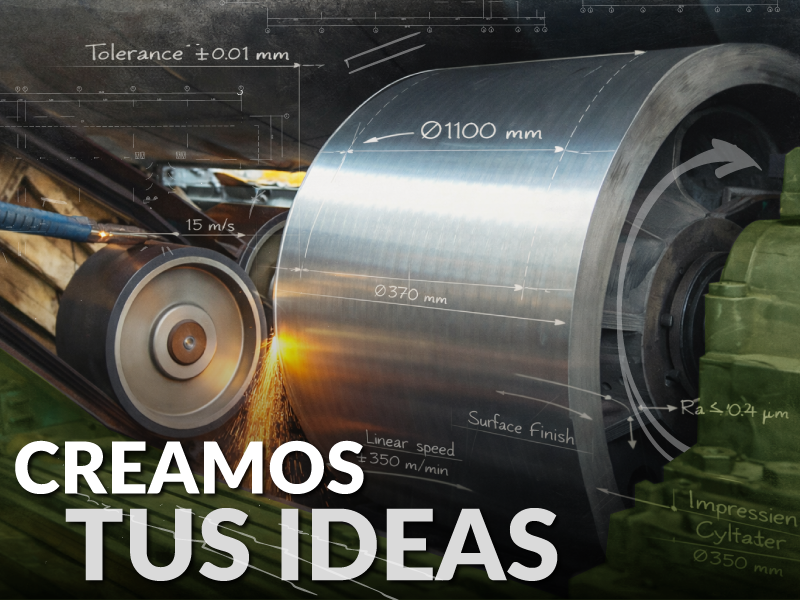 Fabricación de Rodillos Nuevos